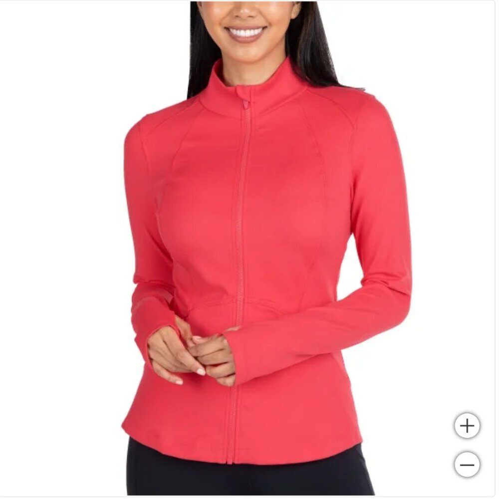 Spyder Women's Yoga Jacket Pink - Picture 2 of 5